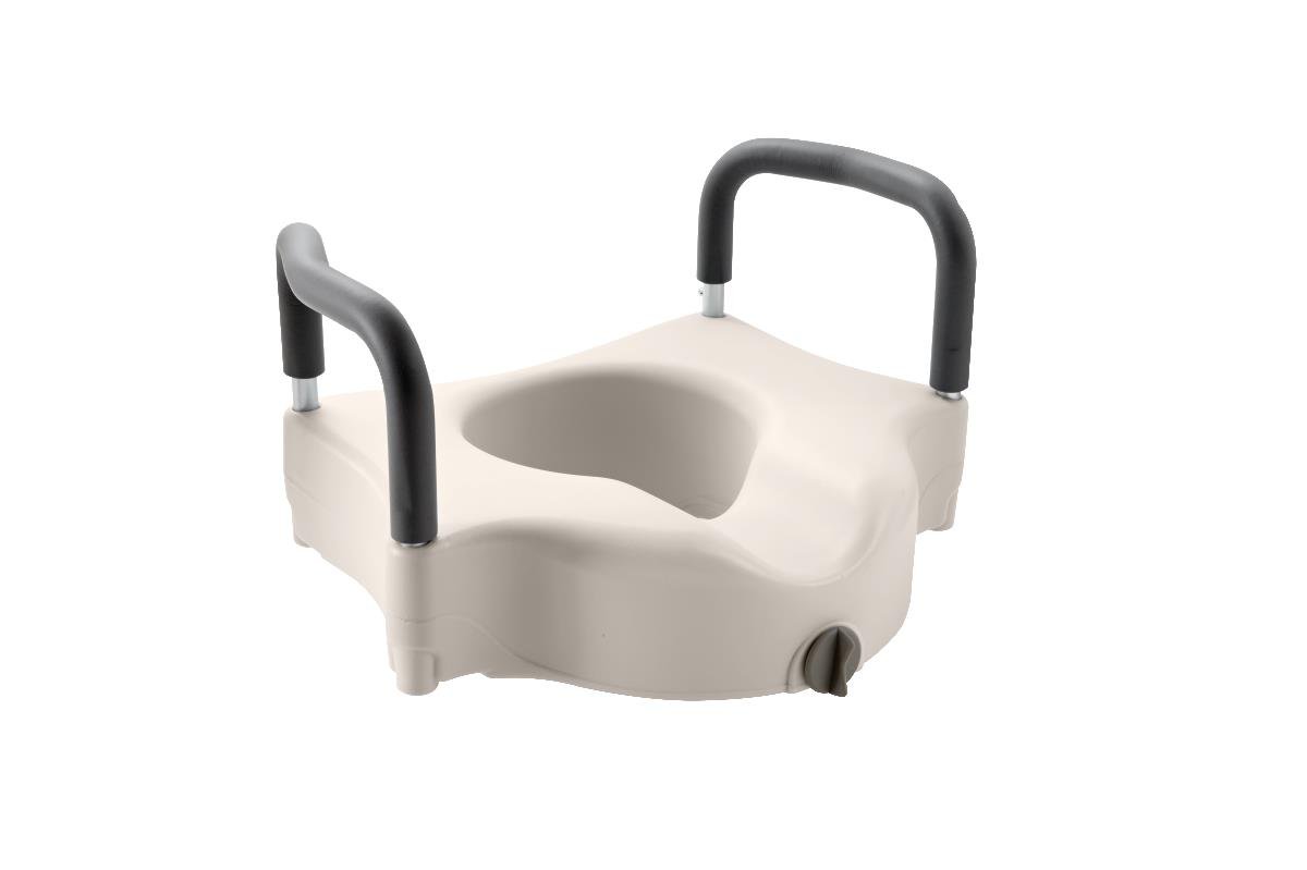 Elevated Toilet Seat with Handles