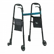 Lightweight Foldable Walker with Storage Pouch