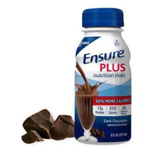 PACK OF 4 Ensure Plus Nutrition Shake - Dark Chocolate